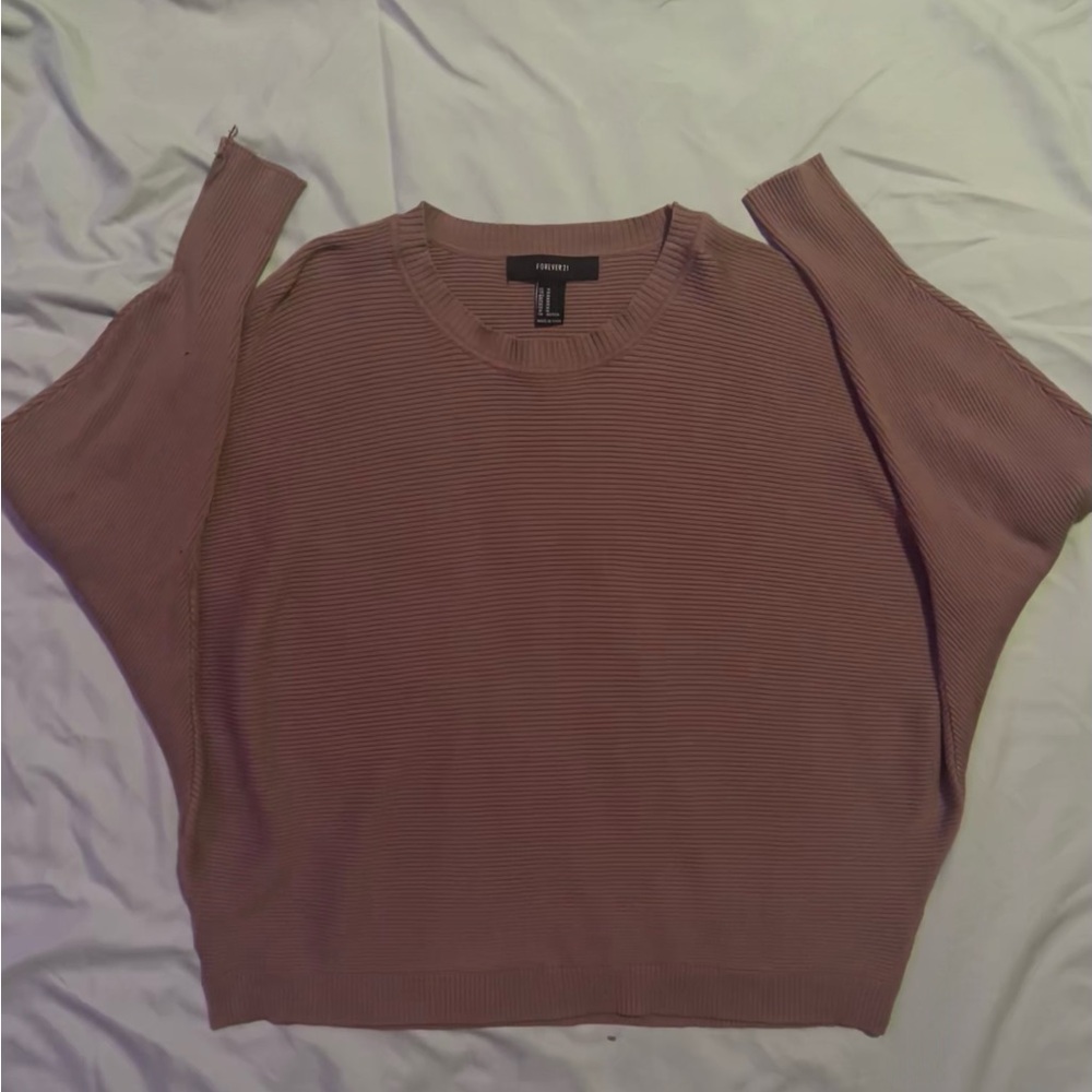 brown knit sweater